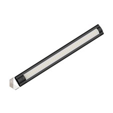 Luminaire d'agencement LED SIRIS noir mat montage en angle plat 30cm 368lm blanc