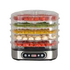 kitchen chef déshydrateur fruits et légumes 5 plateaux 380w secco5ix 