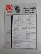 Prospectus moteur fixe bernard - moteur,
