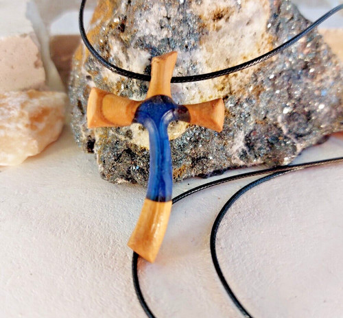 Croix résine bois - croix,