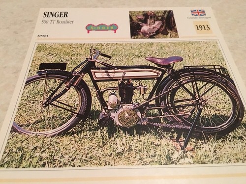 Carte motorbike singer 500 - motorbike,