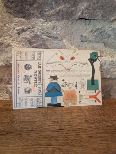 Carte découper vache et - découper,