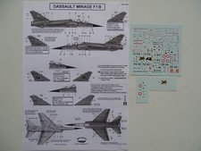 Berna decals 1/72  Dassault Mirage F-1B Armée de l'Air