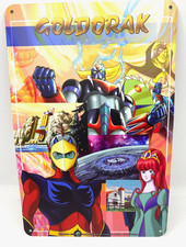 44536 PLAQUE EMAILLEE / SHOGUN WARRIOR GOLDORAK GREAT MAZINGER 20 CMS X 30 CMS