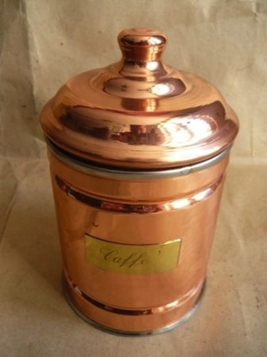 Porte café cuisine cuivre - café',