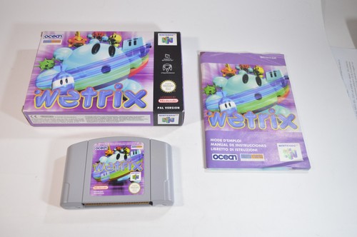 Wetrix nintendo n64 complet - wetrix,