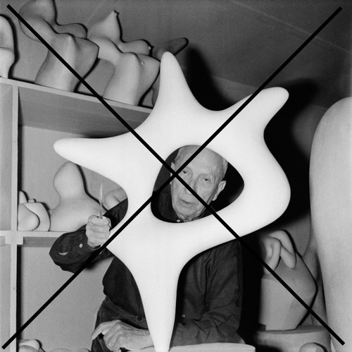 Photo jean arp 1962 - de,