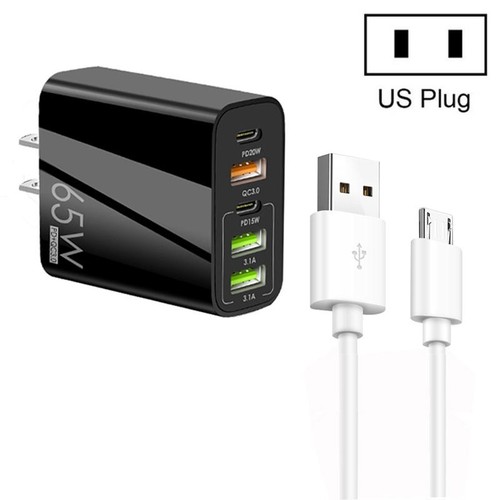Chargeur dual 65w type - 65w, +
