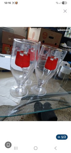 Lot verres à bière - À,