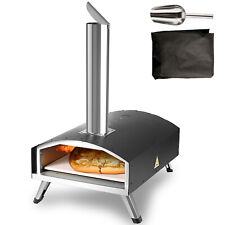 VEVOR Four à Pizza Portable Four à Bois et Charbon de Bois Extérieur 305 mm BBQ