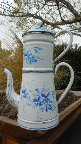 Grande cafetiere émaillee - cafetiere,