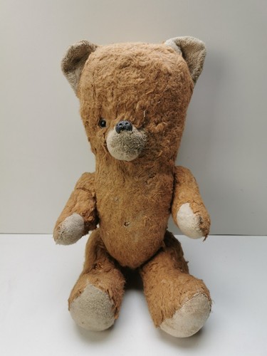 Peluche vintage ours ancien - ours,