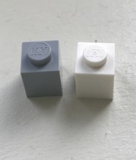 Lego 3005 gris clair et blanc