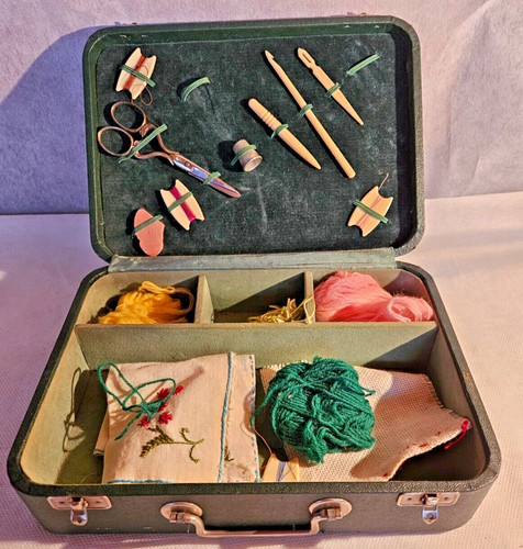 Vintage travailleuse boite - vintage,