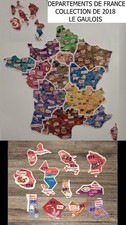 🐔11 Magnets Le Gaulois Carte de France **2018** Lot no 10/13 🐔