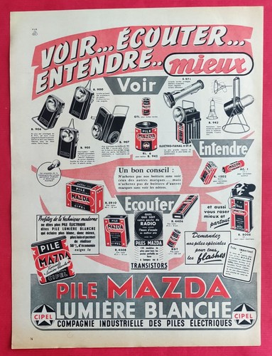 Publicité presse pile - presse:,