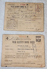 WW2 War Ration Book No. 3 & 4