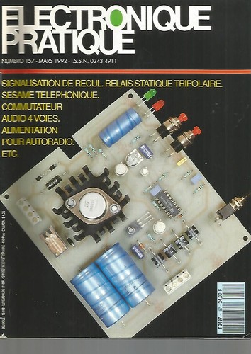 Electronique pratique 157 - electronique, n°157
