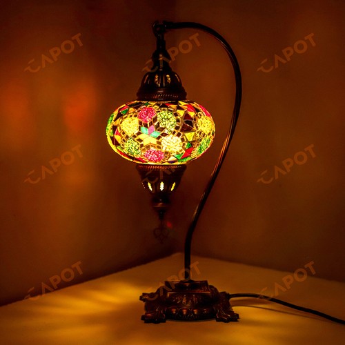 Lampe table mosaïque - en,