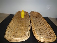 LOT DE 2 GRANDES PANIERES