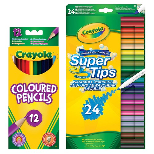 Crayola lot art supertips - 24,