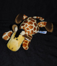 Doudou girafe NICI jaune brun