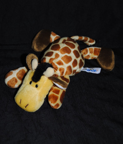 Doudou girafe nici jaune brun - doudou,