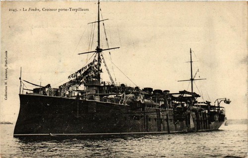 Cpa foudre croiseur - cpa,