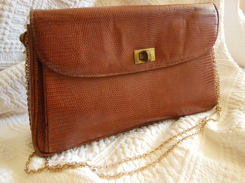 Ancien sac marron bandoulière