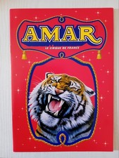 Programme cirque amar 1998 - programme,