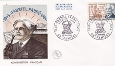 FRANCE 1966 FDC GABRIEL FAURE