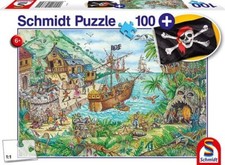 Puzzle 100 pièces - Baie aux Pirates FR Schmidt