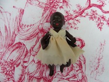 ANCIENNE MIGNONNETTE PETITCOLLIN EN CELLULOÏD NOIR - T 9