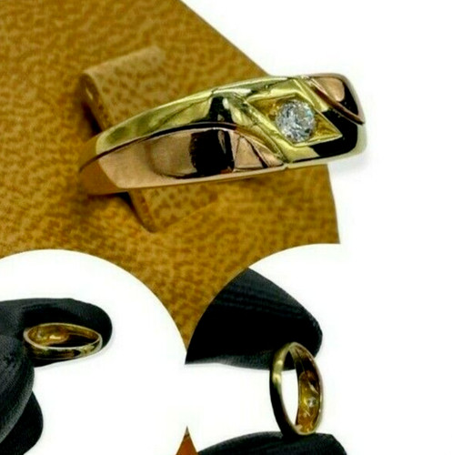 Anneau homme 18kt - or,