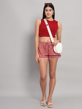 Été Short Coton Femmes Plage