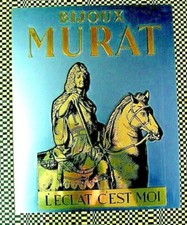 Vintage publicité Bijoux MURAT publicité advertising peynet couleur or