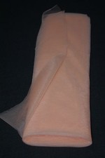 TULLE SOUPLE mariage bapteme SAUMON PECHE ABRICOT au rouleau 25 mètre déco salle