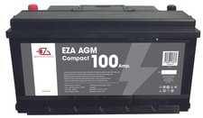 Batterie AGM 100 Ah EZA Compact Basse pour Services camping car E Photovoltaïque