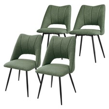 Lot de 4 chaises de salle à