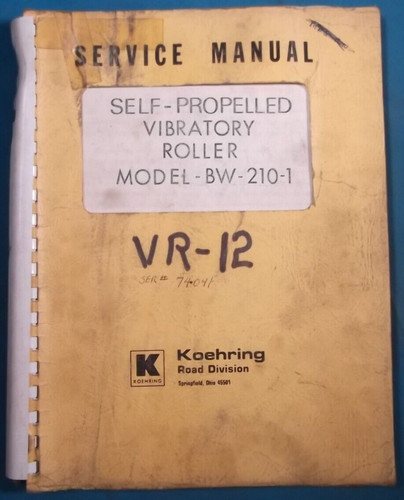 Bomag koehring 210 - koehring, bw-210-1