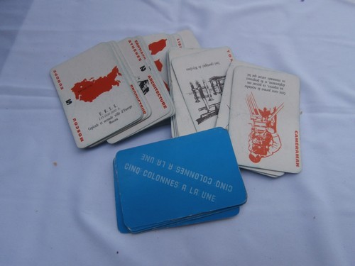 Jeu cartes cinq - jeu, à