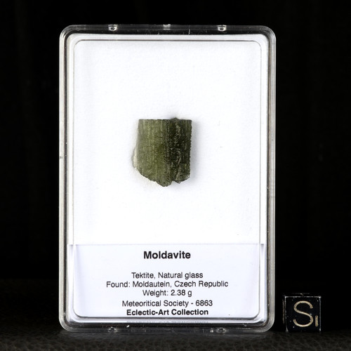 Moldavite g tectite - de, 2,38