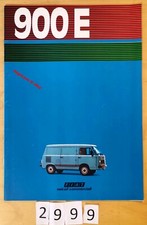 FIAT 900 E FURGONE/ COMBINATO/ PANORAMA Prospectus Italien 16 pages 10/1985 LKW