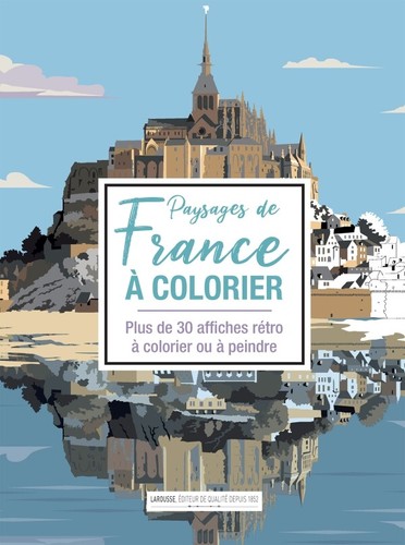 Paysages france colorier - france, à