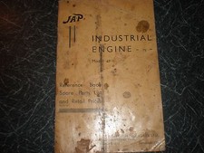 J.A.P. Livre de référence, liste des pièces détachées et liste des prix de détail pour Ind. Moteur M 4F