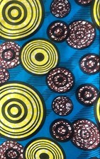 Tissu wax pagne imprimé