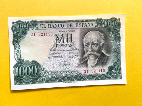 Superbe billet 1000 pesetas - superbe,