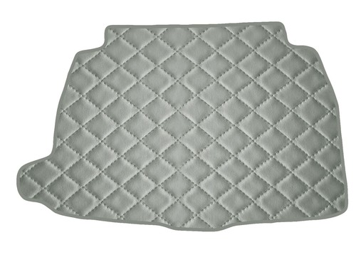 Matelassé cuir éco gris - matelassé,