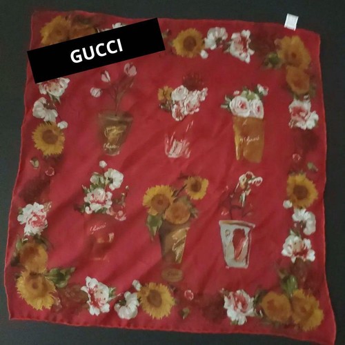 Foulard gucci motif floral - foulard,