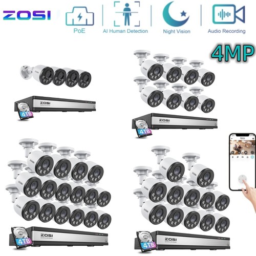 Zosi 16ch nvr 4mp poe - poe, security